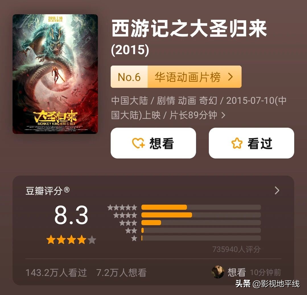 大圣崛起大圣归来续集区别_大圣崛起_大圣归来情怀电影评价